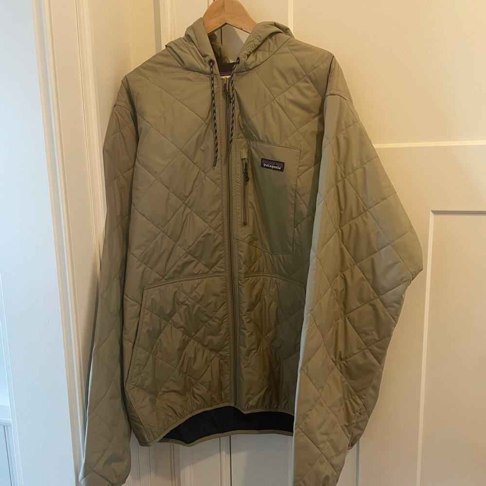 Quilted Bomber Hoodie Jacket